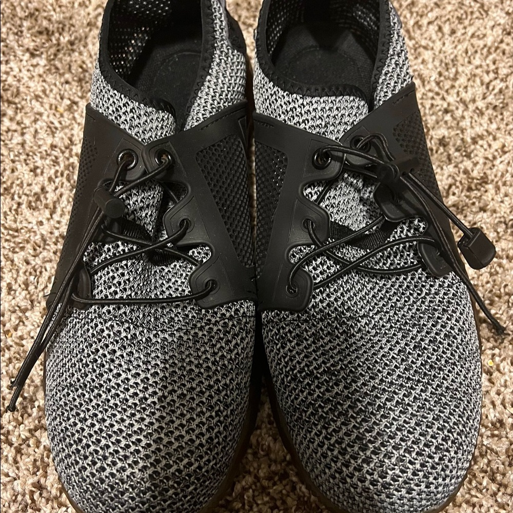 Adidas Die Weltmarke Mit Den 3S Black/Gray Mesh Steel Toe Men's US Size 11 Eu46